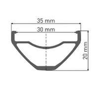 Dt Swiss E 532 Disc Rim Nero 650B - 27.5´´ 2