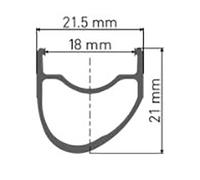 Cerchi DT Swiss RR 411 Nero Asimmetrica 28" 622-18 Fori 24