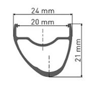 Dt Swiss Rr 421 Disc Rim Nero 700 - 28´´ 28H
