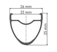 Dt Swiss Rr 481 Disc Rim Nero 700 - 28´´ 28H