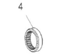 DT Swiss External screw thread ring nut M34 x 1 mm, V2 for 240/350 ratchet hubs,