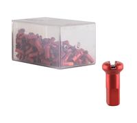 DT Swiss Lega Ha Parlato Nipples 2.0 x 12mm Rosso Scatola Di 100