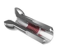 Dt Swiss Nipplo Per Bicicletta Pro Head Pro Lock Nickel Plated 100 Unità Silver
