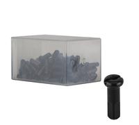 DT Swiss Ottone Nipples Ha Parlato Capezzolo Dt Ottone 2.0x14mm Nero Bxof100