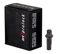 DT Swiss Prolock Pro Head Squorx - Tettarelle in lega, 2 x 15 mm, confezione da 100, colore: Nero