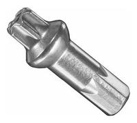 DT Swiss Prolock Pro Head Squorx - Tettarelle in ottone, 2 x 15 mm, confezione da 100, colore: Argento