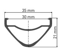 Dt Swiss Ruota Anteriore Da Mtb Ex 1700 Spline 30 27.5´´ 6b Disc Black