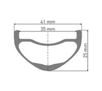 Dt Swiss Ruota Anteriore Da Mtb Exc 1200 Spline 35 27.5 isc Black