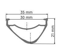 Dt Swiss Ruota Anteriore Da Mtb Xm 1700 Spline 29´´ 20 isc Tubeless Black