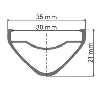 Dt Swiss Ruota Anteriore Da Mtb Xm 1700 Spline 30 27.5 isc Black