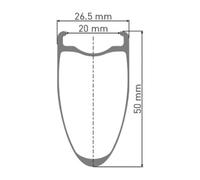 Dt Swiss Ruota Anteriore Da Strada Arc 1100 Dicut 50 isc Tubeless Black