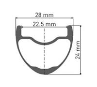 Dt Swiss Ruota Anteriore Da Strada Crc 1400 Spline 24 isc Tubeless Black