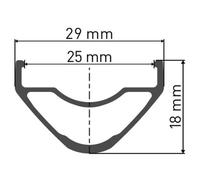 Dt Swiss Ruota Posteriore Da Mtb Xr 1700 Spline 25 29 isc Black