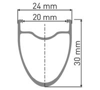 Dt Swiss Ruota Posteriore Da Strada Ar 1600 Spline 30 700 Wts isc Tubeless Black