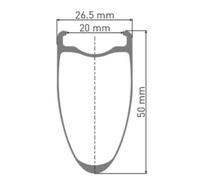 Dt Swiss Ruota Posteriore Da Strada Arc 1400 Dicut 50 isc Tubeless Black