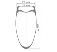 Dt Swiss Ruota Posteriore Da Strada Hec 1400 Spline 20 isc Tubeless Black