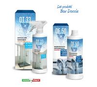 DT33 500 ML +DF50 500 ML - Trattamento Anticalcare e Antigoccia BOX DOCCIA