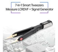 DT71 Miniware Pinzette digitali Smart SMD Tester LCR Meter Diodo Resistore Condensatore Checker 10KHz Generatore di segnale Scansione automatica FAI DA TE