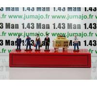 DT98 Voiture réédition HORNBY atlas : coffret 5 figurines Trains quai 4cm