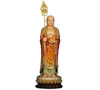 DTACBNEUZ Arredamento per la casa Home Buddhist Hall Feng Shui Pure Copper Buddha Statue Ornament Standing Statue Living Room Offering Tai GU CAI(XL)