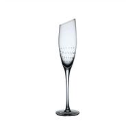 DTACBNEUZ Bicchiere da Champagne Bicchieri da Champagne spazzolati, Set di 1 Flute da Champagne smussato, capacità 6,43 Once for riunioni di Classe, Natale Bicchiere da flûte