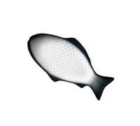 DTACBNEUZ piatto fondo Piatto in ceramica a forma di pesce Home Loading al vapore da ristorante pane spuntino ovale Cucina Tablewa