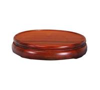DTACBNEUZ Supporto per Piante Base Circolare for Vaso di Fiori in Legno di Sandalo Rosso, Supporto for espositore for Vaso Bonsai e teiera(Grande)