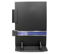 Dtacke Portadocumenti da scrivania nero con 7 posizioni regolabili e clip regolabile e guida di linea per digitare la lettura e correggere la cattiva postura di scrittura