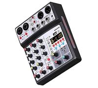 DTADYUO Console di interfaccia per Scheda Audio USB con Mixer Audio a 4 canali 16 Dsp con Alimentazione Phantom 48v Compatibile con Bluetooth (Colore : A) (B)