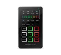 DTADYUO MX1 Mini Sound Card Voice Changer Scheda di missaggio Audio Portatile Connessione BT Interfaccia di Tipo C con Effetti sonori Multipli