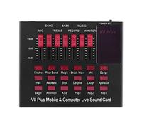 DTADYUO Scheda Audio Live Ricaricabile per Computer e Cellulare Interfaccia Audio USB con Effetti sonori Multipli Connessione BT per cantare dal Vivo