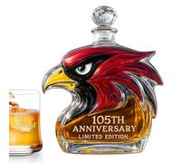Dtaigou Decanter per whisky, decanter in a forma di testa di aquila, per alcol, caraffa decorativa per uomini, fidanzati, appassionati di sport, champagne, cocktail, vodka, matrimoni, feste di