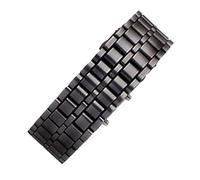 Dtaigou Orologio da polso a LED, impermeabile, creativo, alla moda, elettronico, digitale, con display a LED, per lo sport, Nero, B: Blue light, Unisex