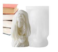 Dtaigou Stampo per colata in resina, stampo per dea in silicone - Kit riutilizzabile per la creazione di ritratti della dea,Stampi per la realizzazione di decorazioni per aromaterapia fatte a mano,