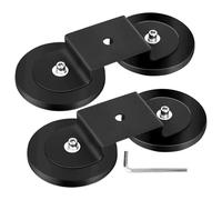 Dtaigou Supporto Luce Magnetico | 2 Pezzi Base Magnetica Per Montaggio Luci Led | Supporto In Lega Di Alluminio Senza Forare Per SUV Fuoristrada Avventure All'aperto Tetti