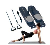 Dtaigou Tavola Per Pilates Reformer, Set Riformatore Pilates a Tipo Scindibile, Macchina Addominali Multifunzione per Allenamento Core Gambe Braccia Equilibrio Esercizi Indoor Yoga