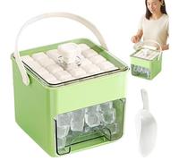 Dtaigou Vassoi Per Ghiaccio Impilabili - Vassoio Per Cubetti Di Ghiaccio,Alta Capacità Alimentare Riutilizzabile di Rilascio per Refrigeranti per Cocktail, Bevande e Cucina