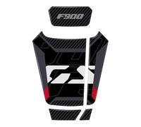 DTASMBD Adesivo Laterale per Serbatoio Carburante Moto per BMW F900GS F 900 GS F 900GS F900 GS 2024 Adesivo Protettivo Adesivo Serbatoio(Nero)