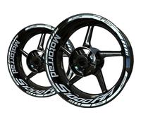 DTASMBD Kit Strisce Riflettenti Ruote Adesivi per Ruote Moto per BMW S1000RR S 1000 RR S 1000RR Decalcomanie per Ruote Adesivo Riflettente per Mozzo Ruota Set Completo Adesivi Cerchi