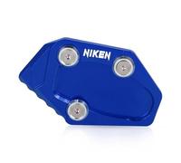DTASMBD Motocicletta Piede Stand Laterale Pad per Yamaha NIKEN GT Niken 2015-2023 Piastra di Supporto Kickstand, Motocicletta Kickstand Extender Piastra Estensione Cavalletto Laterale(Blu 2)
