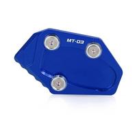 DTASMBD Motocicletta Piede Stand Laterale Pad per Yamaha NIKEN GT Niken 2015-2023 Piastra di Supporto Kickstand, Motocicletta Kickstand Extender Piastra Estensione Cavalletto Laterale(Blu)