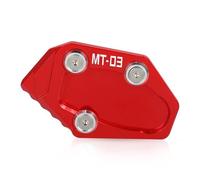 DTASMBD Motocicletta Piede Stand Laterale Pad per Yamaha NIKEN GT Niken 2015-2023 Piastra di Supporto Kickstand, Motocicletta Kickstand Extender Piastra Estensione Cavalletto Laterale(Rosso 1)