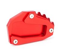 DTASMBD Piastra di Supporto per Cavalletto Laterale per Moto per Ducati MULTISTRADA 1200 1200S 1260 Enduro 1260S Grand Tour V4 S Sport Piastra Estensione Cavalletto Laterale(Rosso)