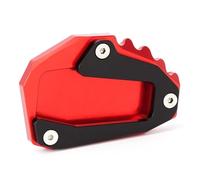 DTASMBD Piastra di Supporto per Cavalletto Laterale per Moto per Ducati MULTISTRADA 1200 1200S 1260 Enduro 1260S Grand Tour V4 S Sport Piastra Estensione Cavalletto Laterale(Rosso 1)