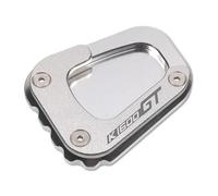 DTASMBD Supporto per Cavalletto Laterale per Moto per BMW K1600GT K1600GTL K1600B 17-20, Piastra di Supporto per Cavalletto, Estensione Cavalletto Piastra Estensione Cavalletto Laterale(Argento 1)