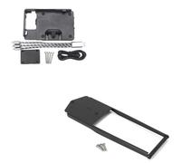 DTASMBD Supporto per navigatore Supporto Per Navigatore GPS Per Moto Per Yamaha Tracer 9GT 9 GT 2021-2024, Per Telefono In Lega Di Alluminio Staffa Navigazione GPS per moto(Set4)