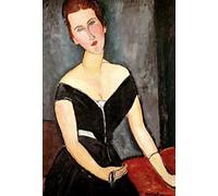 DTAUPREB Amedeo Modigliani Madame G. Van Muyden - Dipingi con numeri per adulti e bambini, kit di pittura a olio fai da te su tela regalo