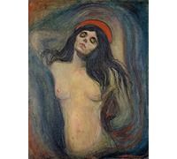 DTAUPREB Dipingi con i Numeri Kit per Adulti Edvard Munch Sick Child Pittura a Olio su Tela Fai-da-Te con pennelli Pigmento Acrilico Disegno Vernice