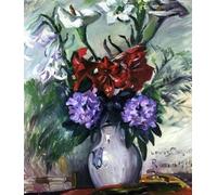 DTAUPREB Dipingi con i numeri per adulti Fiori romani in una brocca Kit fai da te per pittura a olio Disegno su tela Decorazioni artistiche Regali