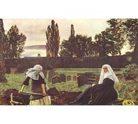 DTAUPREB Kit di pittura con i numeri Vale Of Rest Kit fai da te per pittura a olio digitale su tela Decorazione di John Everett Millais